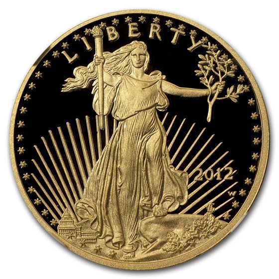 2012-W 1/2 oz Proof American Gold Eagle PF-70 NGC