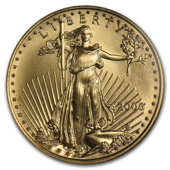 2006 1/2 oz American Gold Eagle MS-69 NGC