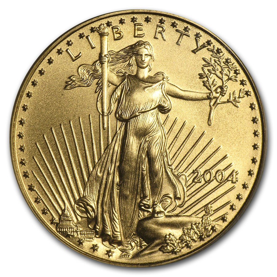 2004 1/2 oz American Gold Eagle MS-69 PCGS