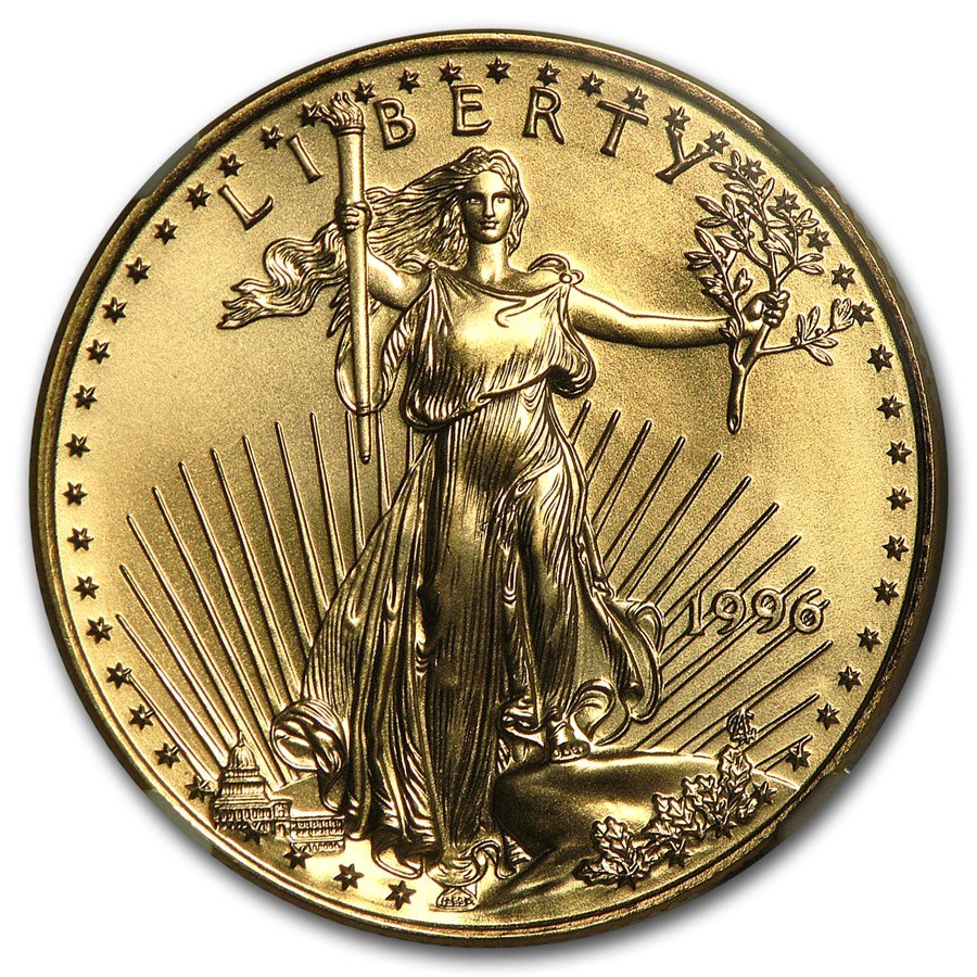 1996 1/2 oz American Gold Eagle MS-70 NGC