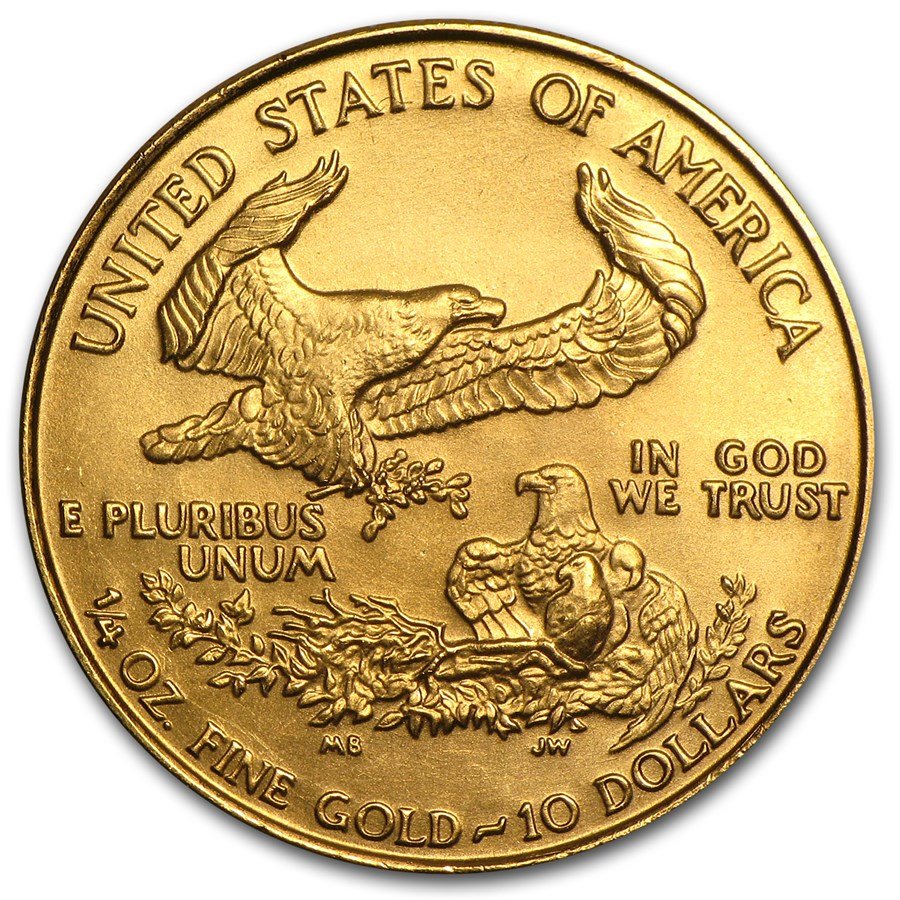 1/4 oz American Gold Eagle (Abrasions)