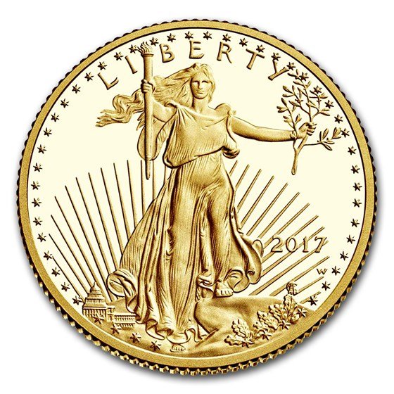 2017-W 1/4 oz Proof American Gold Eagle PF-70 NGC UCAM