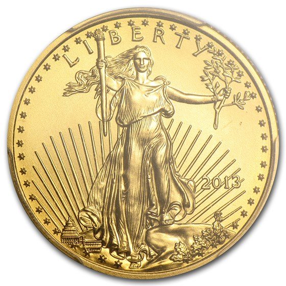 2013 1/4 oz American Gold Eagle MS-70 PCGS