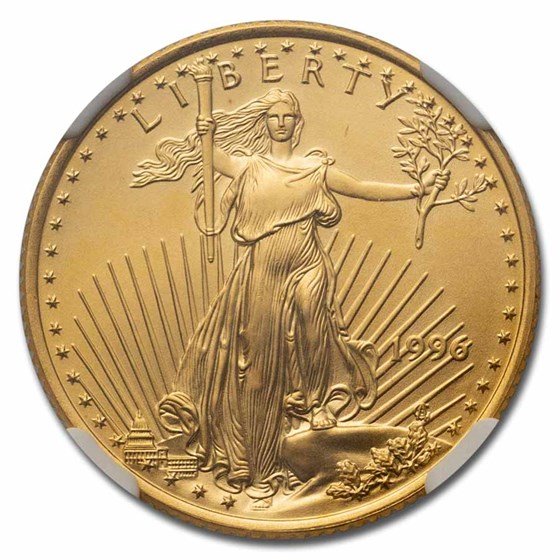1996 1/4 oz American Gold Eagle MS-69 NGC