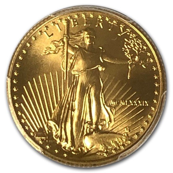 1989 1/4 oz American Gold Eagle MS-70 PCGS