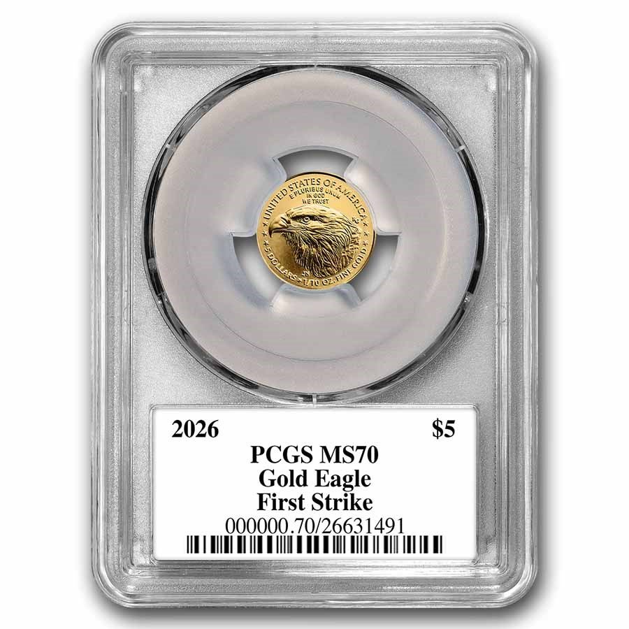 2026 1/10 oz American Gold Eagle MS-70 PCGS (FS, 250th Anniv)