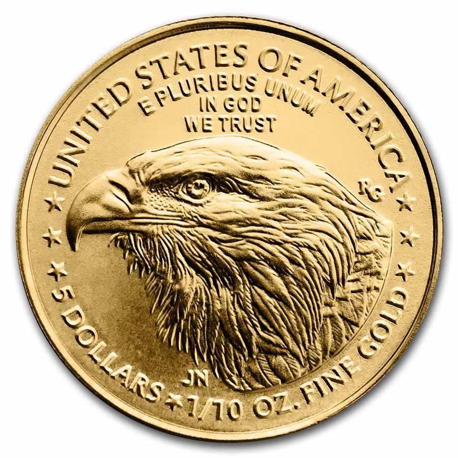 2023 1/10 oz American Gold Eagle Coin BU