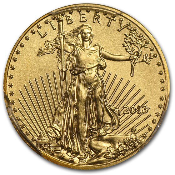 2013 1/10 oz American Gold Eagle MS-70 PCGS (FS)