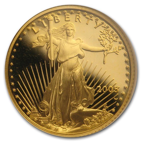 2005-W 1/10 oz Proof American Gold Eagle PF-70 UCAM NGC