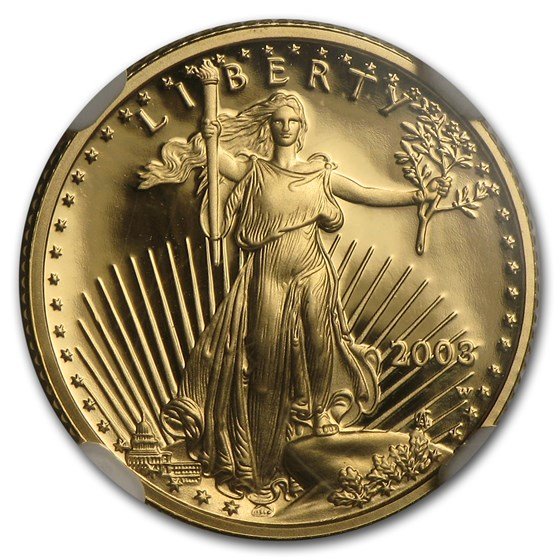 2003-W 1/10 oz Proof American Gold Eagle PF-70 NGC