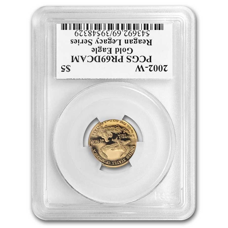 2002-W 1/10 oz Proof American Gold Eagle PR-69 PCGS
