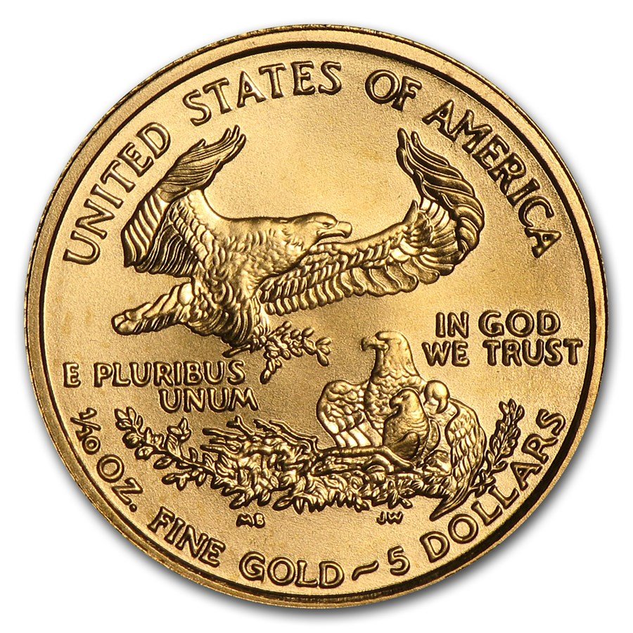 2002 1/10 oz American Gold Eagle BU
