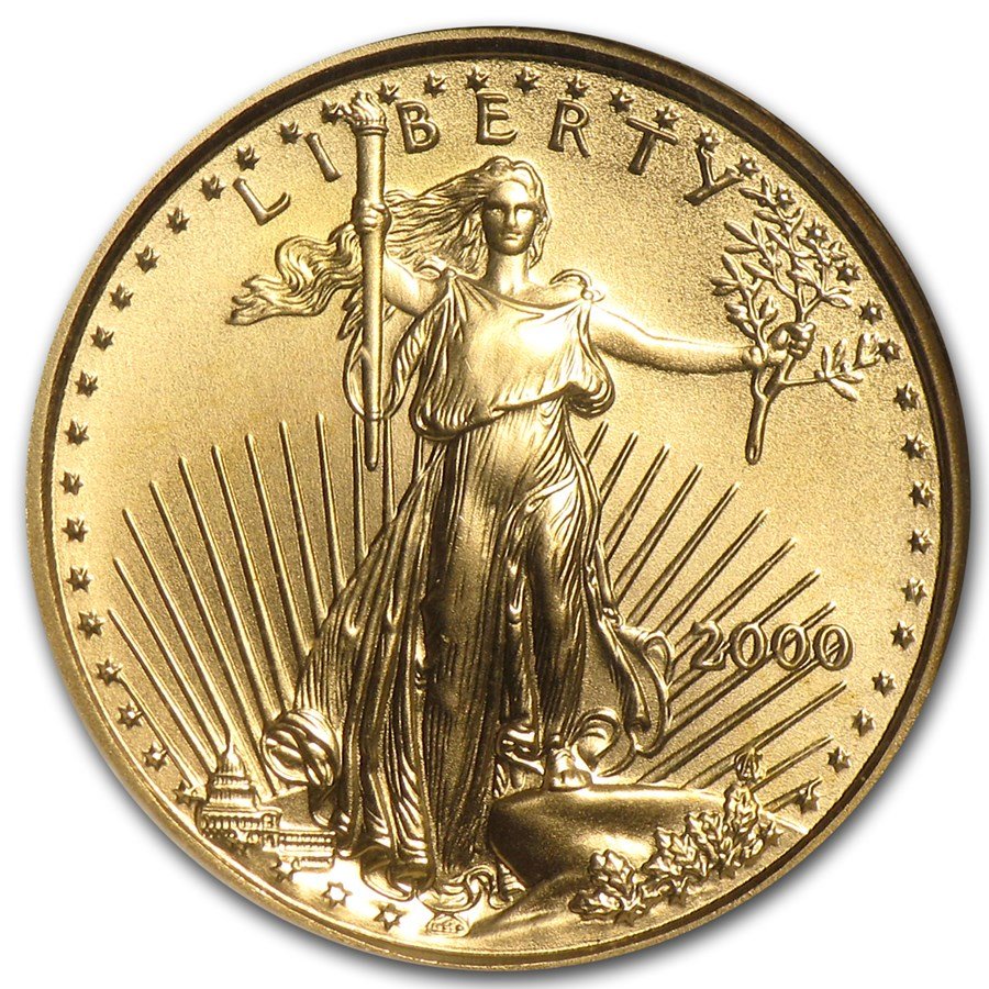 2000 1/10 oz American Gold Eagle MS-70 NGC