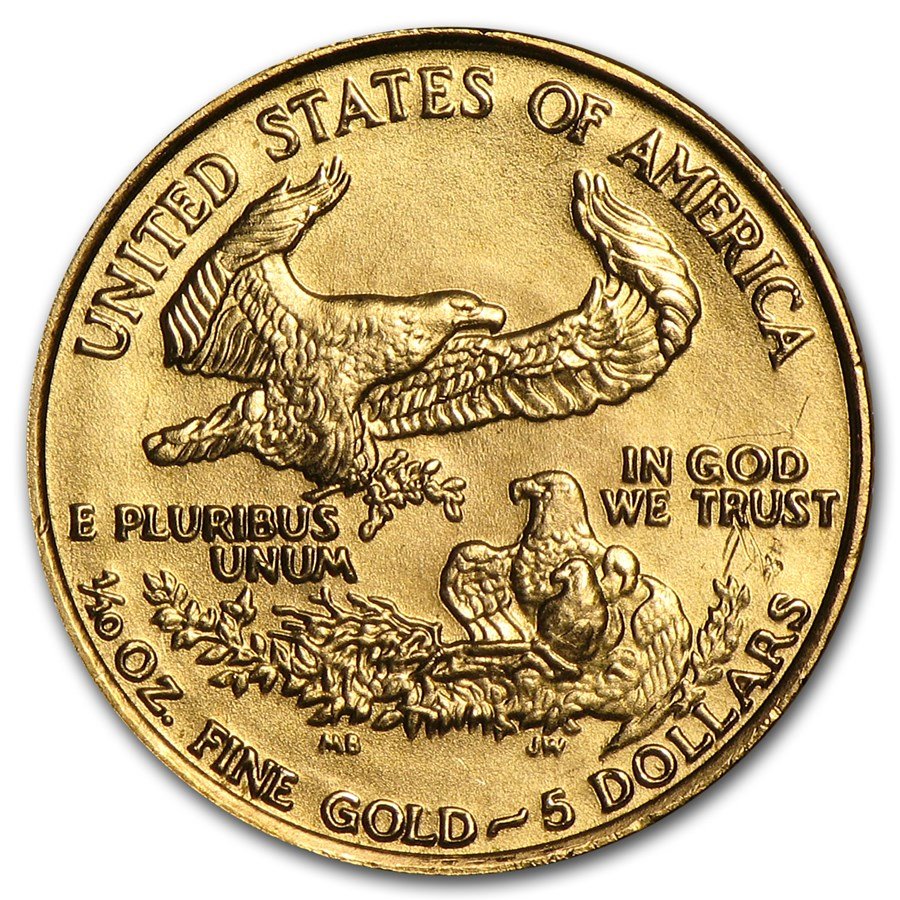 1987 1/10 oz American Gold Eagle BU (MCMLXXXVII)