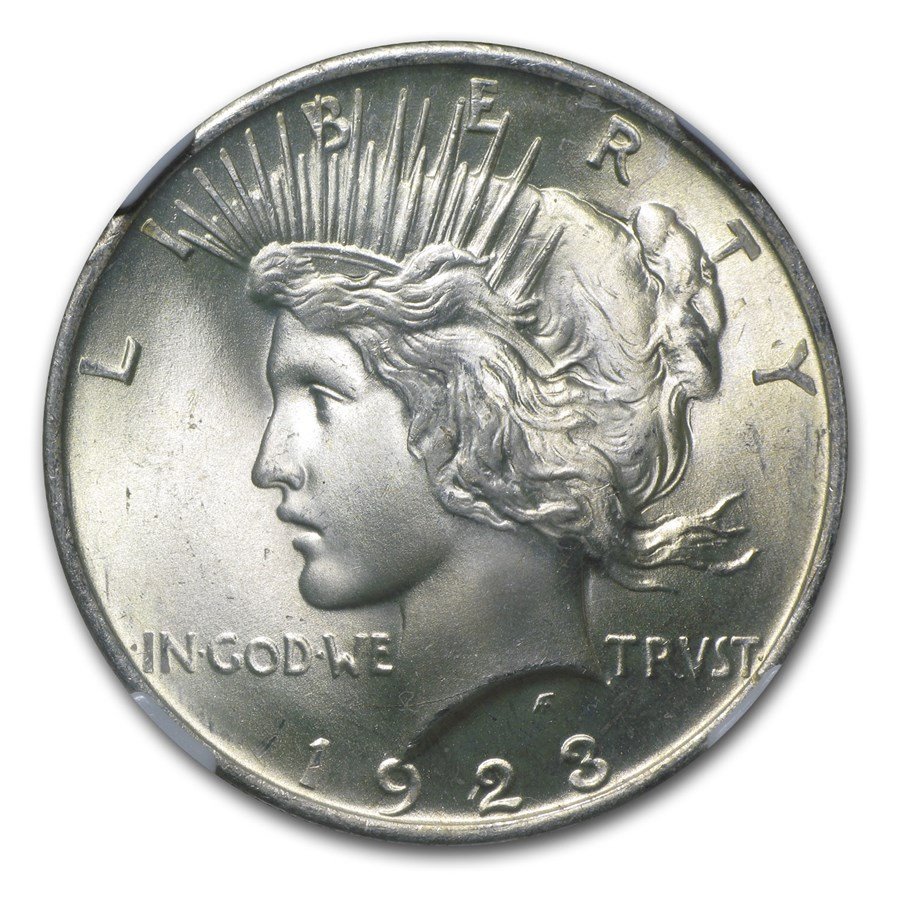 1922-1925 Peace Dollars MS-67 NGC
