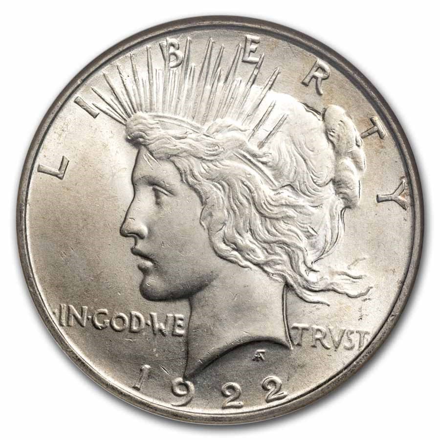 1922 Peace Dollar MS-63 NGC