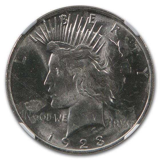 1923 Peace Dollar MS-63 NGC (Green Label)