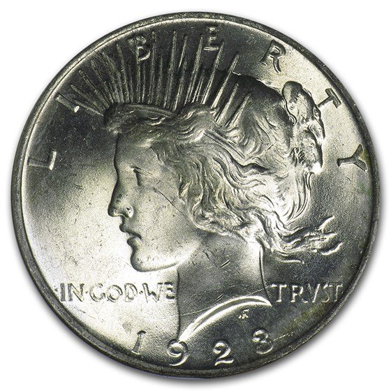 1923 Peace Dollar MS-65 NGC (Binion Collection)