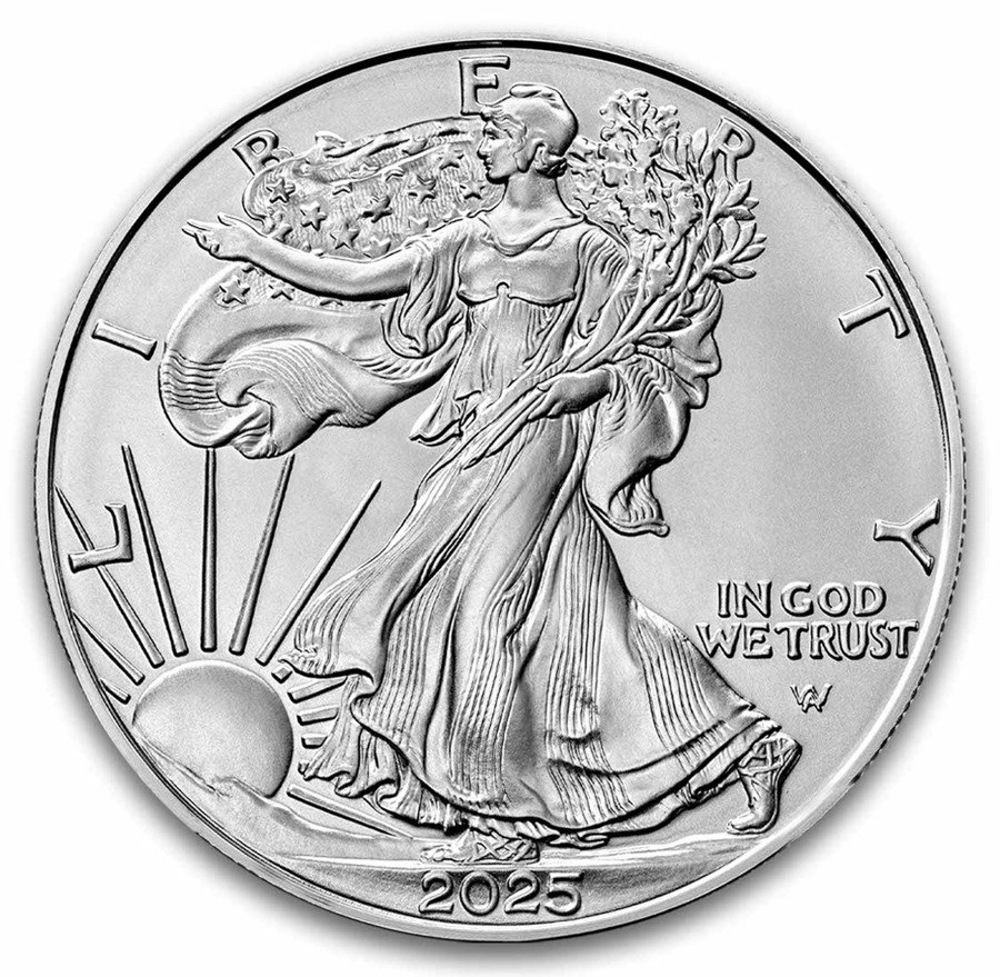 2025 American Silver Eagle MS-70 PCGS (First Day of Issue)