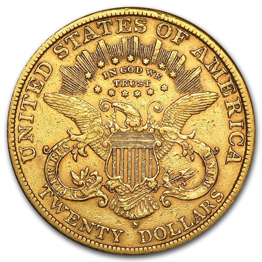$20 Liberty Gold Double Eagle VF (Random Year)