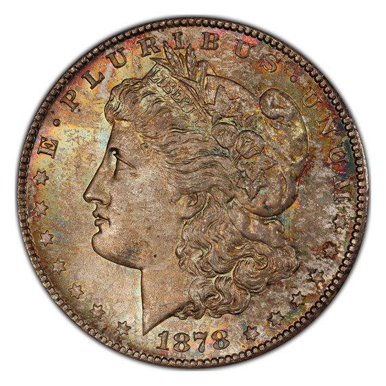 1878-S Morgan Dollar MS-67 PCGS (Toned)