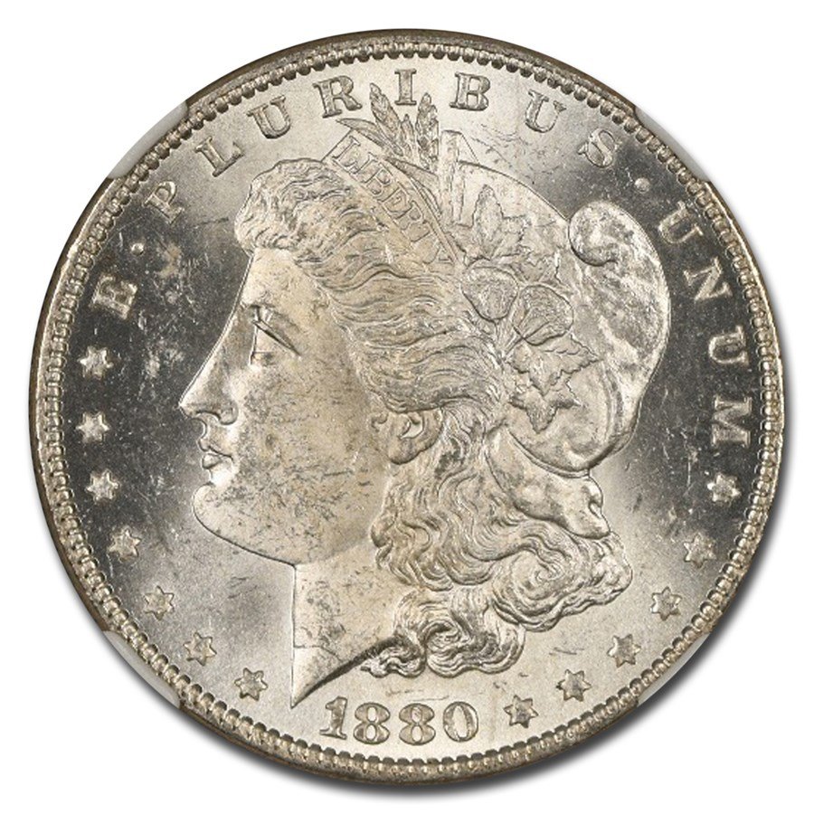 1880-O Morgan Dollar MS-63 NGC