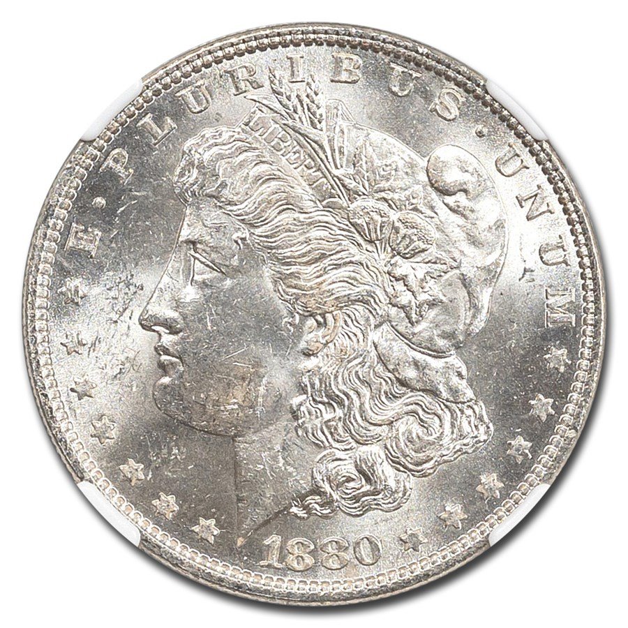 1880-O Morgan Dollar MS-63 NGC (Green Label)