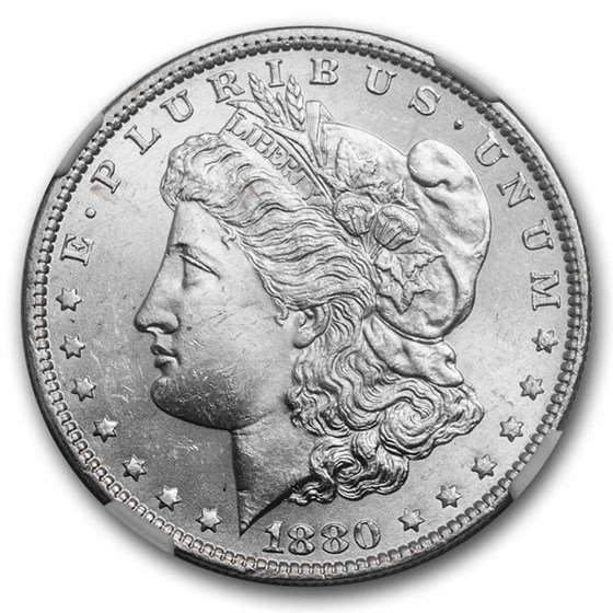 1880-O Morgan Dollar MS-64 NGC