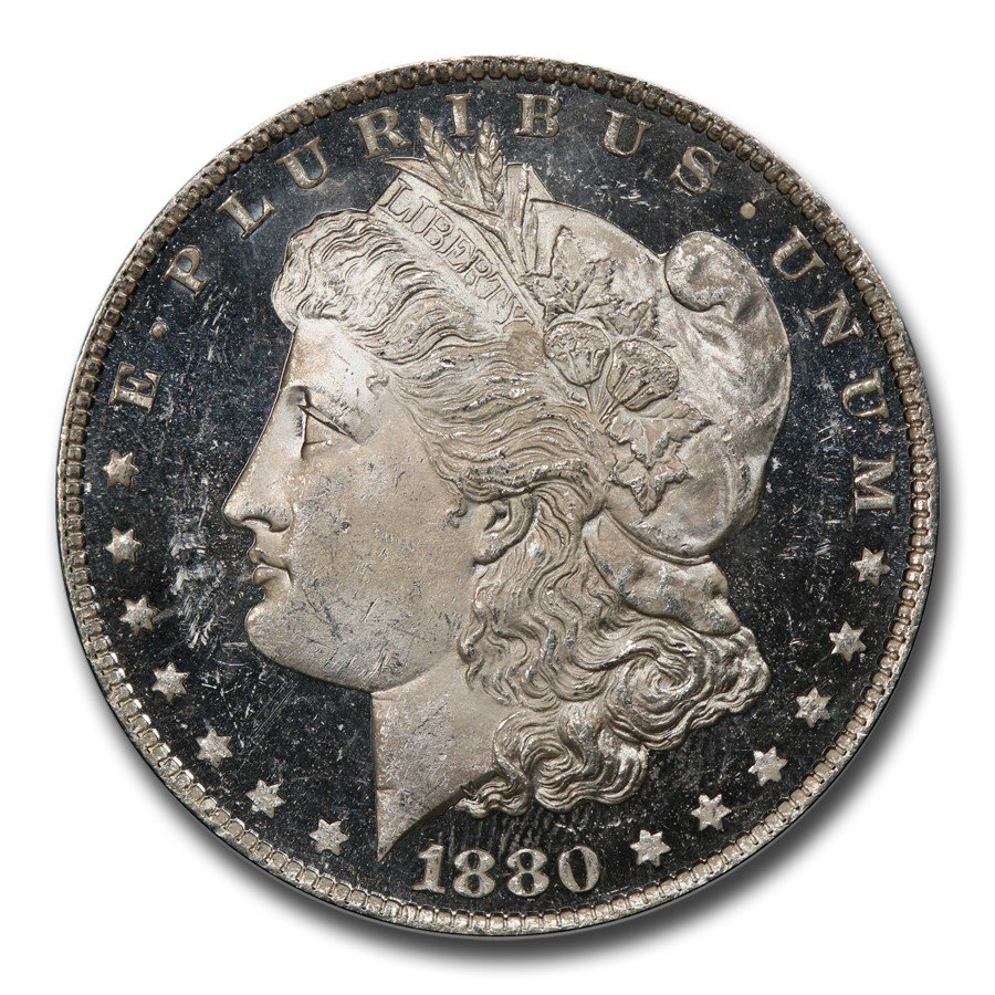 1880-O Morgan Dollar DMPL MS-64 PCGS