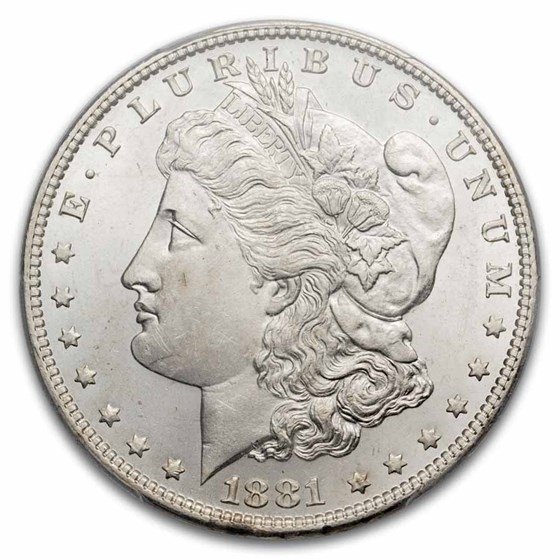 1881 Morgan Dollar MS-65 PCGS