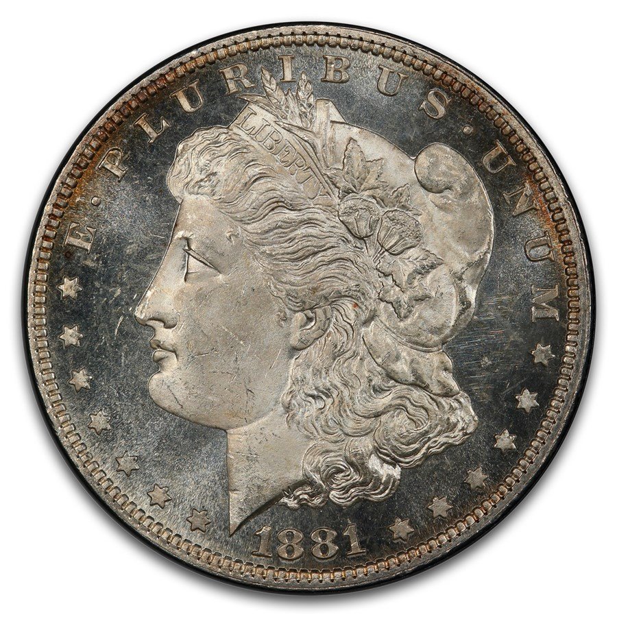 1881 Morgan Dollar MS-65 DMPL PCGS