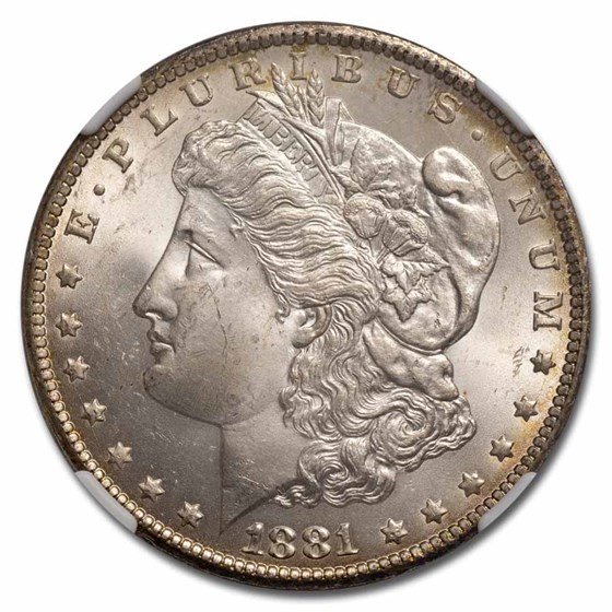 1881-CC Morgan Dollar MS-63 NGC