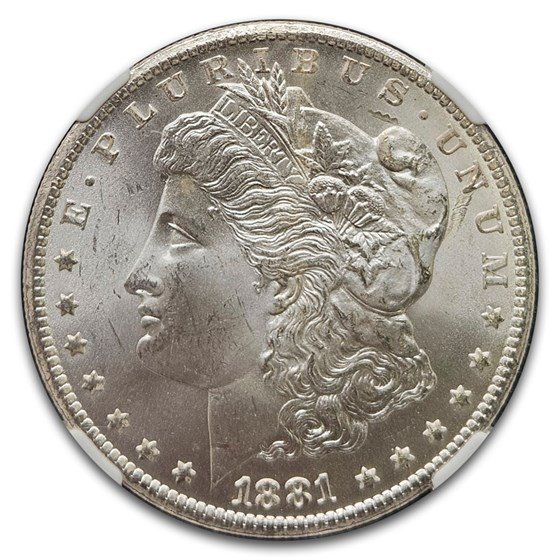1881-CC Morgan Dollar MS-65 NGC