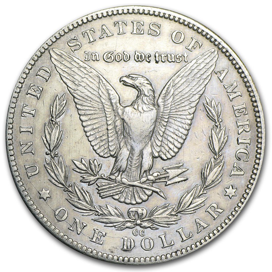 1889-CC Morgan Dollar AU Details (Cleaned)