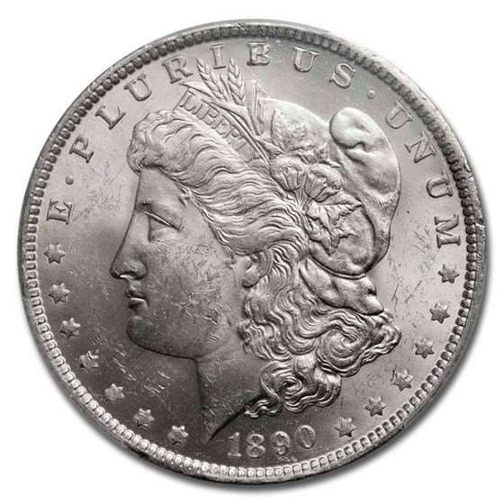 1890-O Morgan Dollar MS-62 PCGS