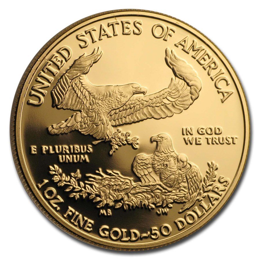 2019-W 1 oz Proof American Gold Eagle (w/Box & COA)