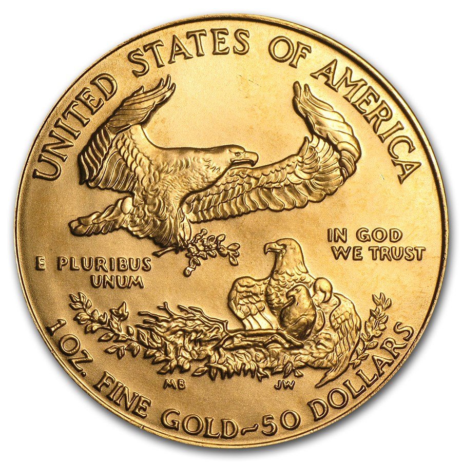 1989 1 oz American Gold Eagle BU (MCMLXXXIX)