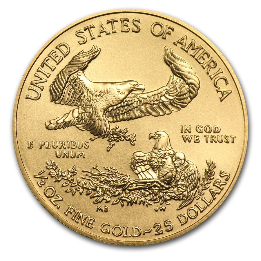 2017 1/2 oz American Gold Eagle BU