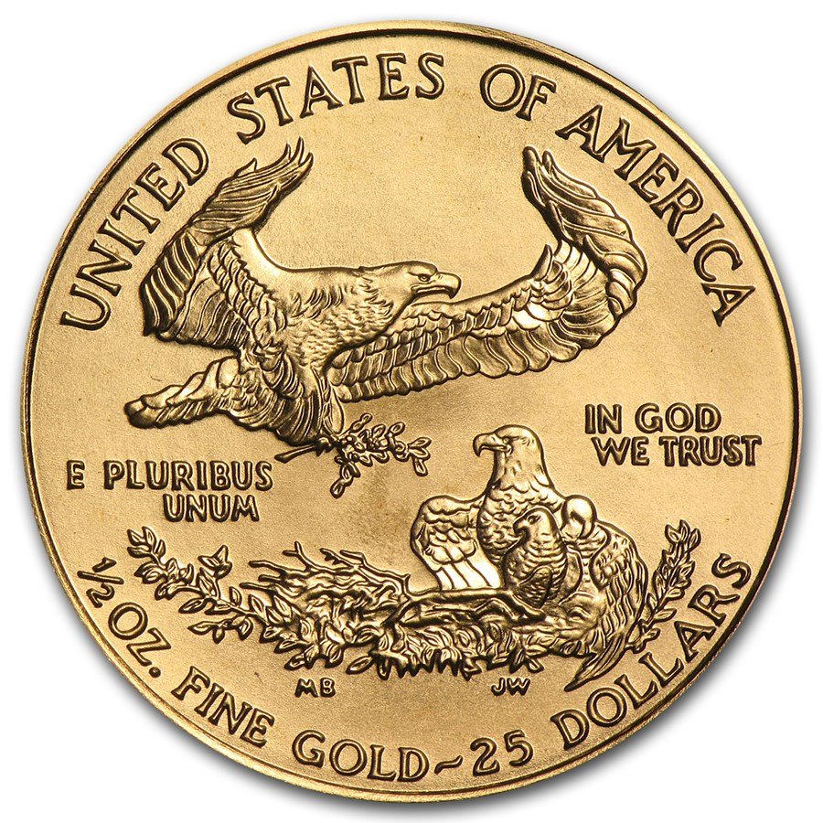 1997 1/2 oz American Gold Eagle BU