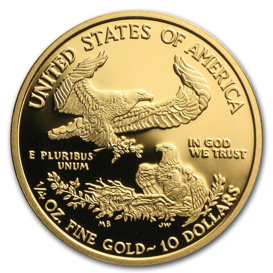 2012-W 1/4 oz Proof American Gold Eagle (w/Box & COA)
