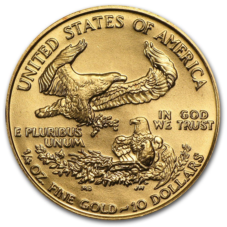 1988 1/4 oz American Gold Eagle BU (MCMLXXXVIII)