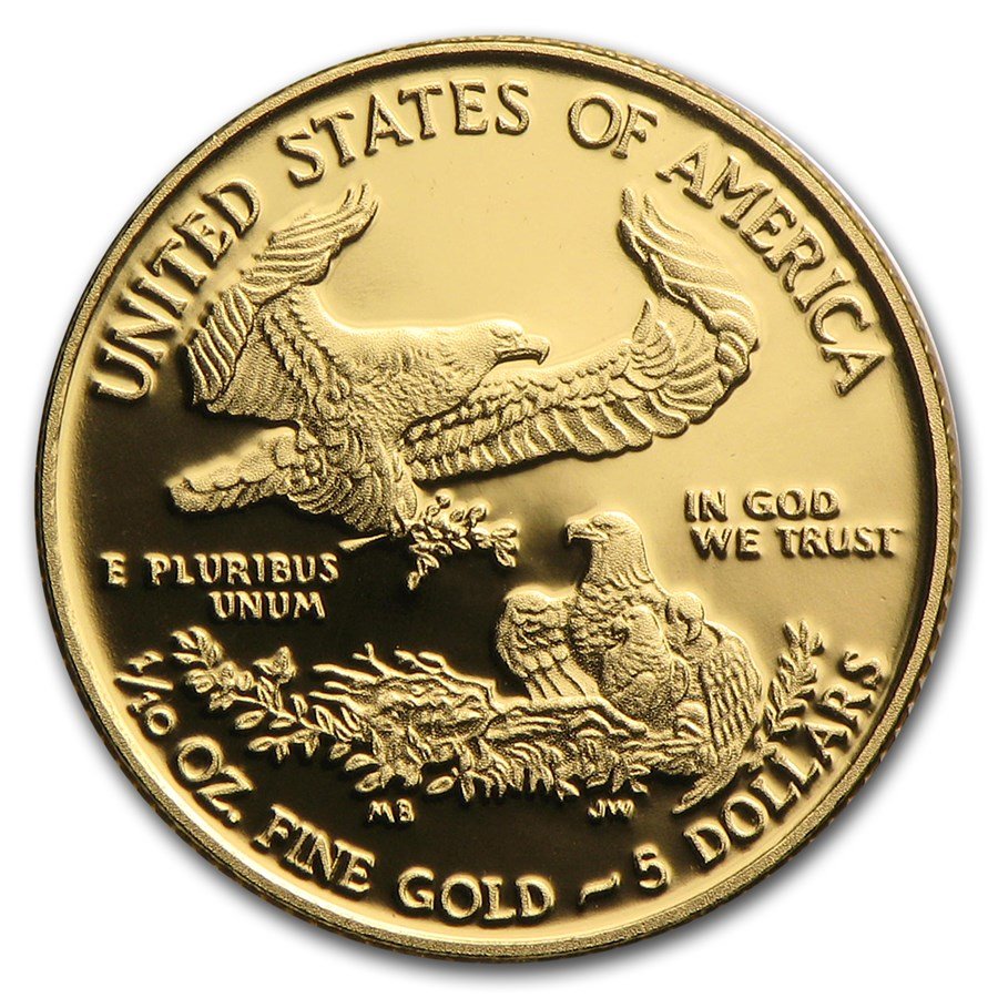 2015-W 1/10 oz Proof American Gold Eagle (w/Box & COA)