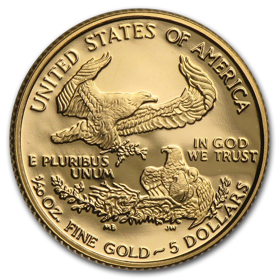 1996-W 1/10 oz Proof American Gold Eagle (w/Box & COA)