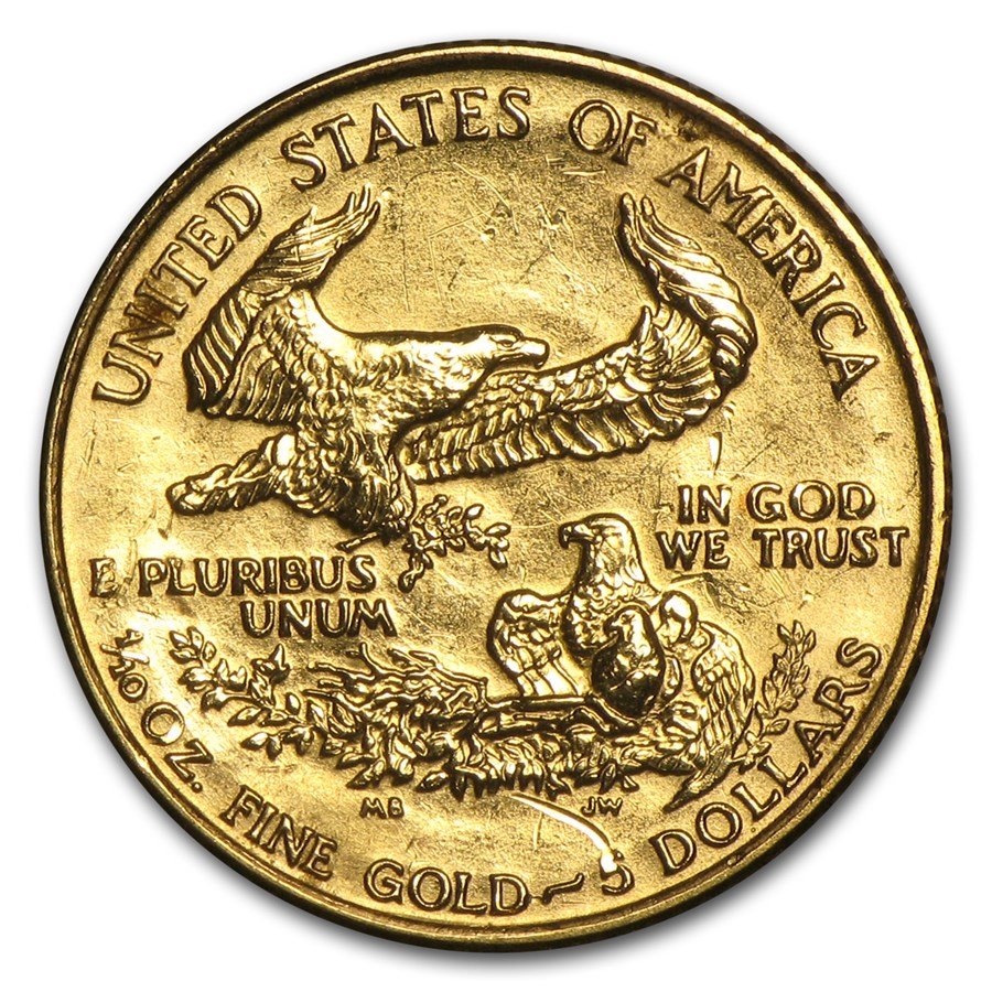 1/10 oz American Gold Eagle (Abrasions)