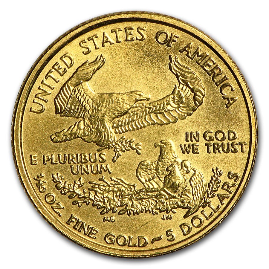 2006-W 1/10 oz Burnished American Gold Eagle (w/Box & COA)