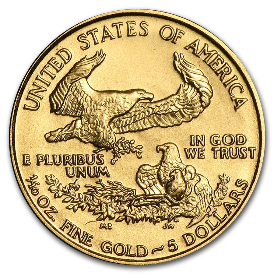 1991 1/10 oz American Gold Eagle BU (MCMXCI)