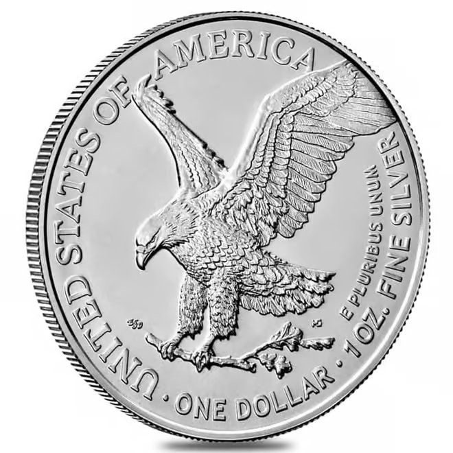 Roll of 20 - 2026 1 oz Silver American Eagle $1 Coin BU