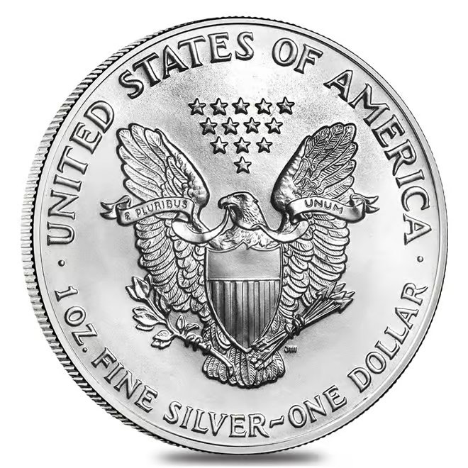 1997 1 oz Silver American Eagle $1 Coin BU