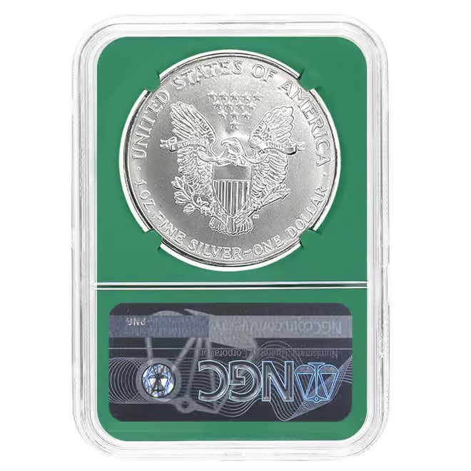 1992 1 oz Silver American Eagle NGC MS 69 Early Production