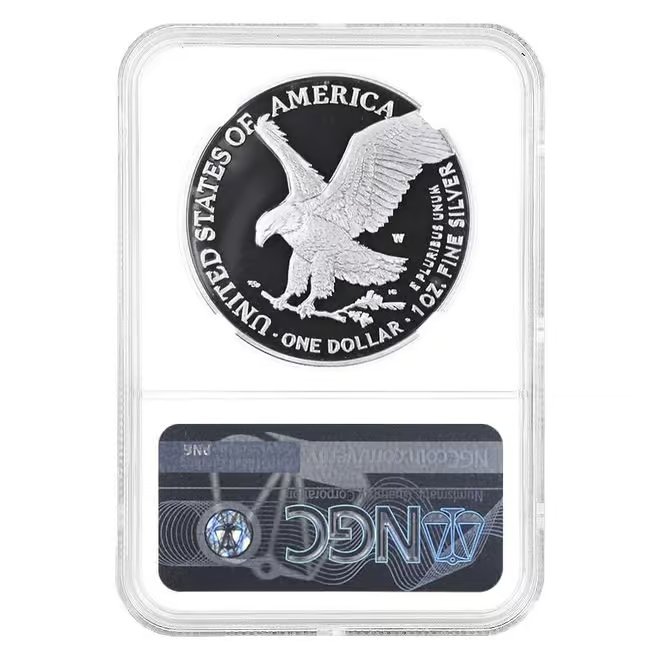 2022-W 1 oz Proof Silver American Eagle Congratulations Set NGC PF 70 ER (Gaudioso)